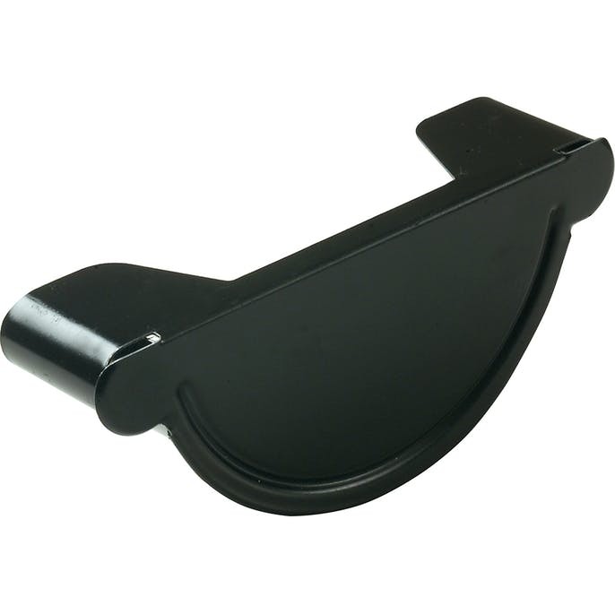 Endebunn 07 stål 125mm universal sort Icopal