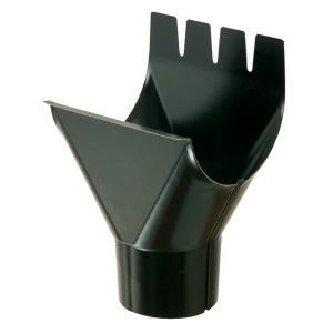 Nedløpskum 16 stål 125mm sort Icopal