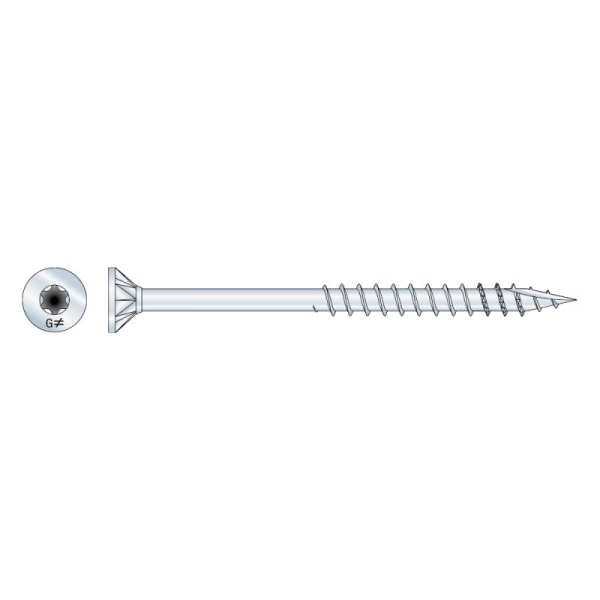 Treskrue 6.0x100 Imp+ C4 T30 utvendig 100stk