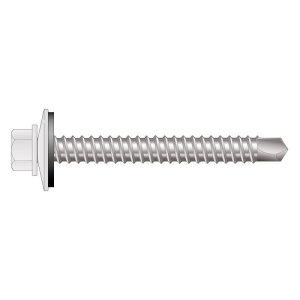 Farmerskrue 4.8x35 C3 Hvit 250stk