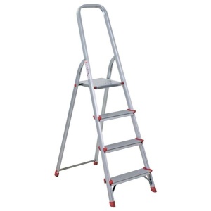 Gardintrapp SLA-4C 4 trinn aluminium