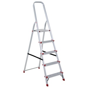 Gardintrapp SLA-5C 5 trinn aluminium