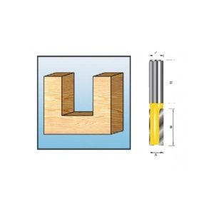 Notfres S8 12x20mm fresestål