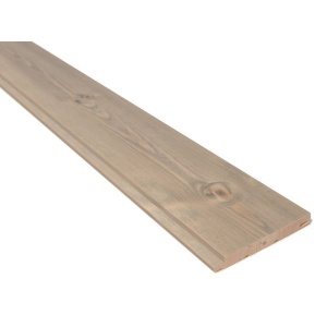 14x120 Låvepanel / Sprekkpanel beiset Drivved furu 2. sort