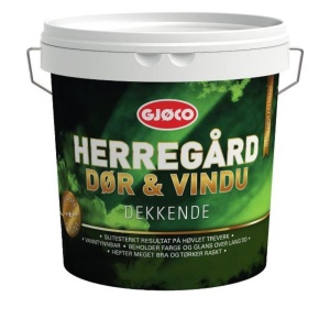 Herrehård Dør- og Vindusmaling Base Oksydrød 2.7L Gjøco