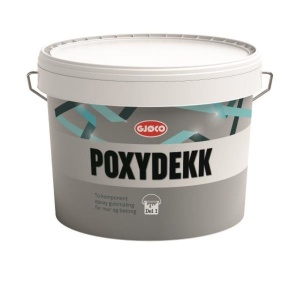 Poxydekk Epoxy gulvmaling Del 1 Base A 7L Gjøco