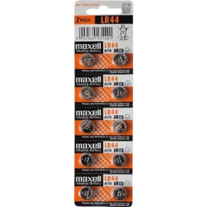 Knappcellsbatteri LR44 2pk Maxell