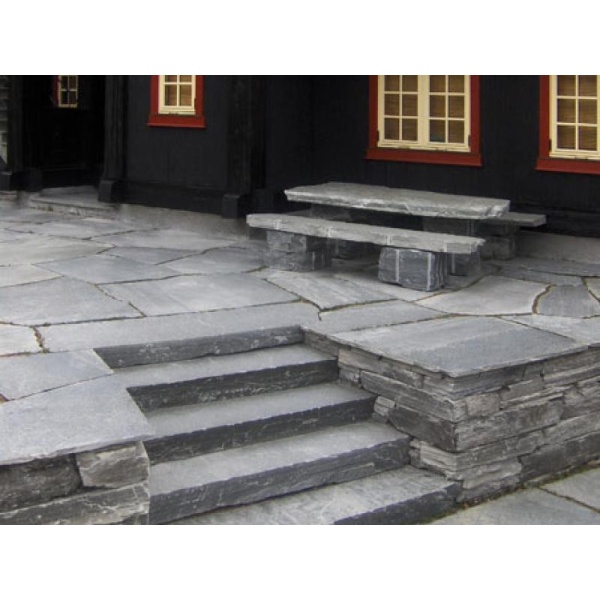 Oppdalskifer Trappetrinn 101-120cm naturkant