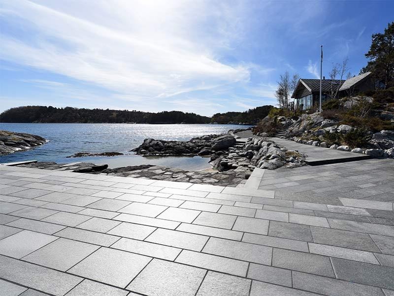 Oppdalskifer Flis 30x60cm hugget kant