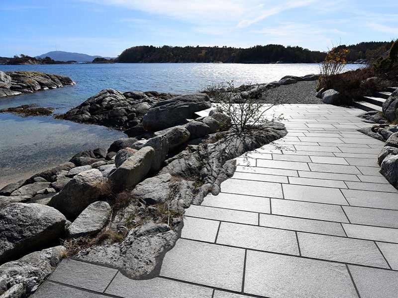 Oppdalskifer Flis 30x60cm hugget kant