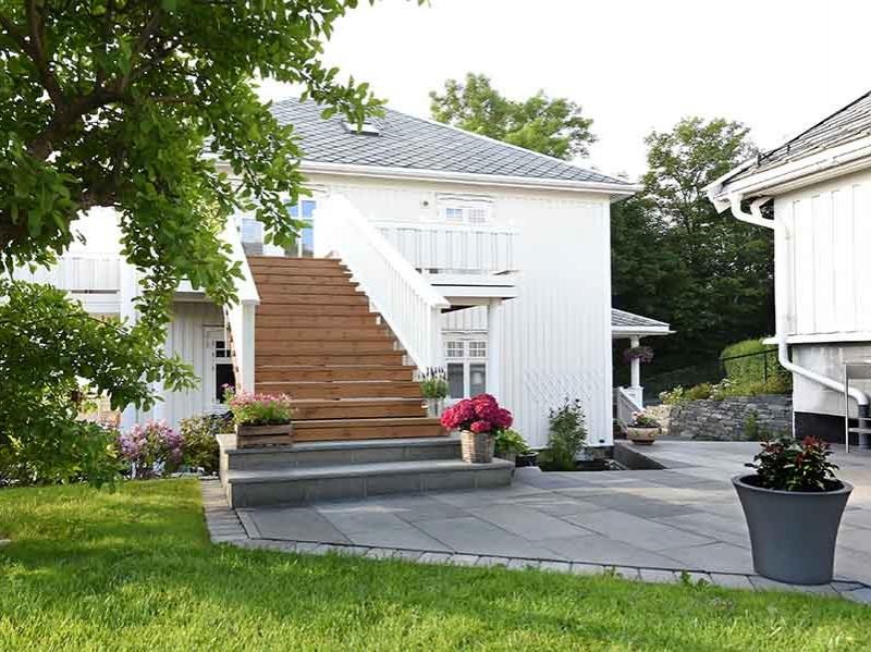 Oppdalskifer Flis 40x40cm hugget kant