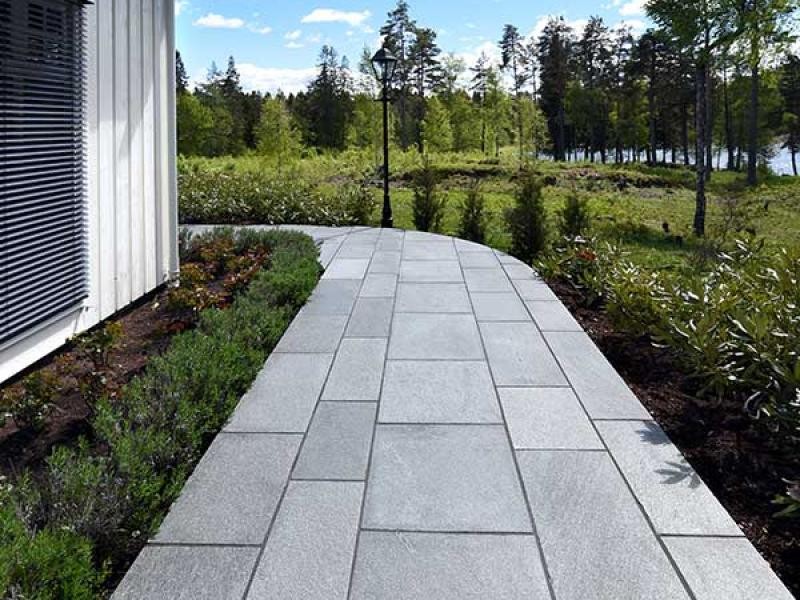 Oppdalskifer Flis 40x40cm hugget kant