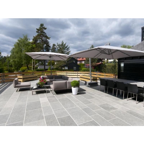 Oppdalskifer Flis 40x40cm hugget kant