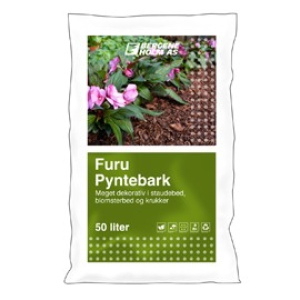 Pyntebark 50L 0-10mm fraksjon
