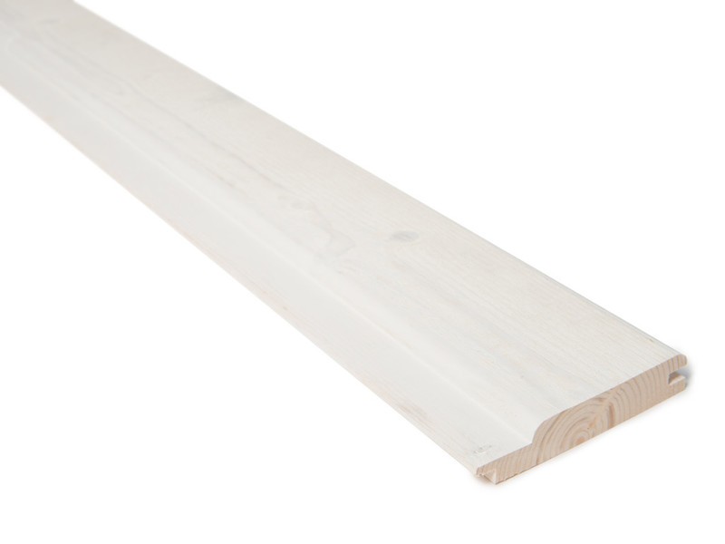 22x120 Utvendig rustikk ru 2.sort gran kledning HVITGRUNNET