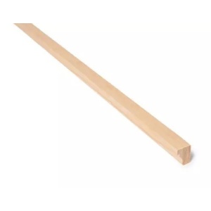 21x28 Stussbrettlist hvitmalt furu