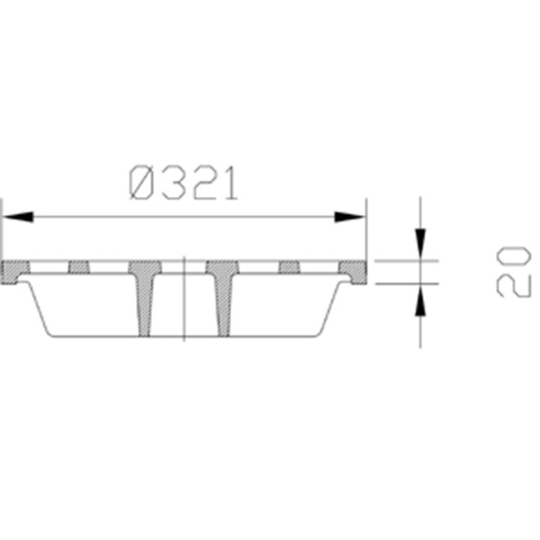 315 Ristlokk selvlåsende URL-31,5 Wavin