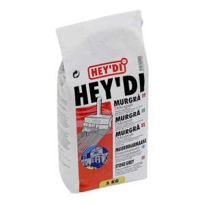 Dekorpuss - Murgrå 5kg Hey`di