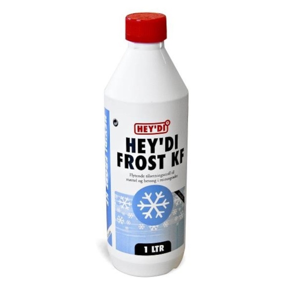 Frost tilsetning for mørtel 1L Hey`di
