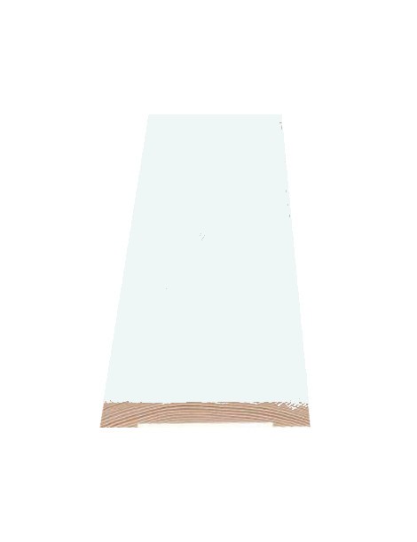 10x58 karmlist Skrå skarp malt furu