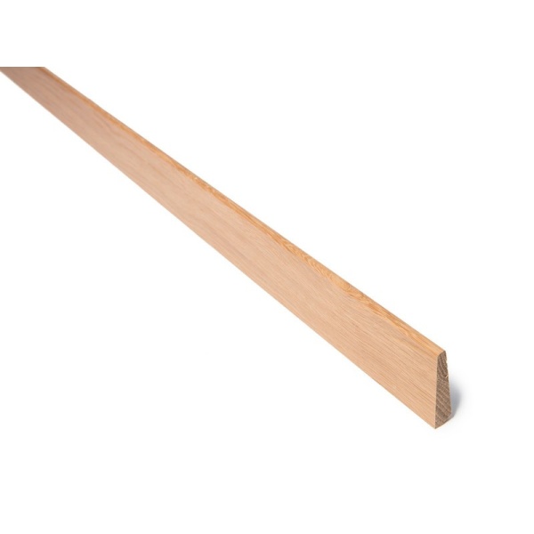 15x45 Fotlist Skrå eik lakkert