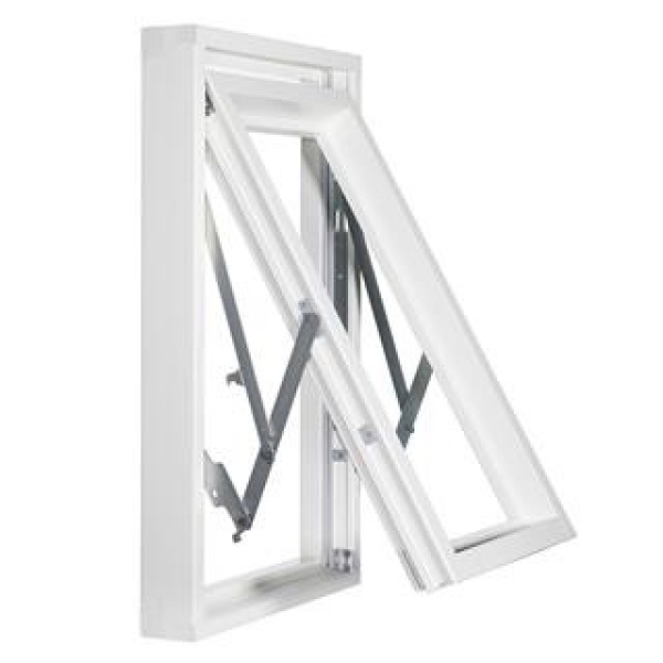 Toppsving vindu med aluminiumskledning