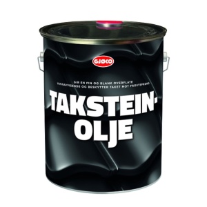 Taksteinolje svart